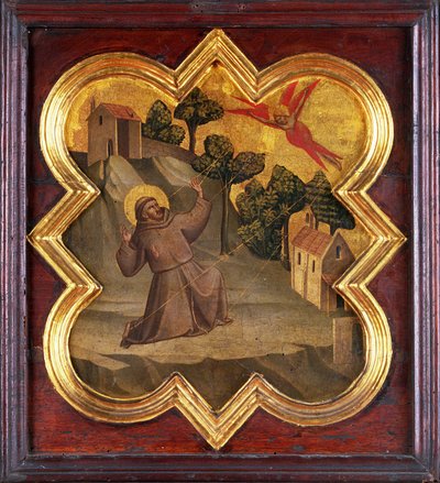 St. Francis Receiving the Stigmata by Taddeo Gaddi